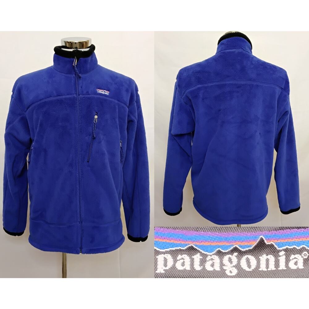 Patagonia R4 Fleece Men's XL Blue Polartec Vintage FA02 USA #Z5332